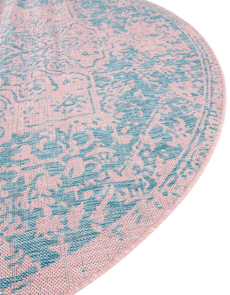 Detail image of 6' 7 x 6' 7 Easy-Clean Jill Zarin Dubai Indoor / Outdoor Round Rug