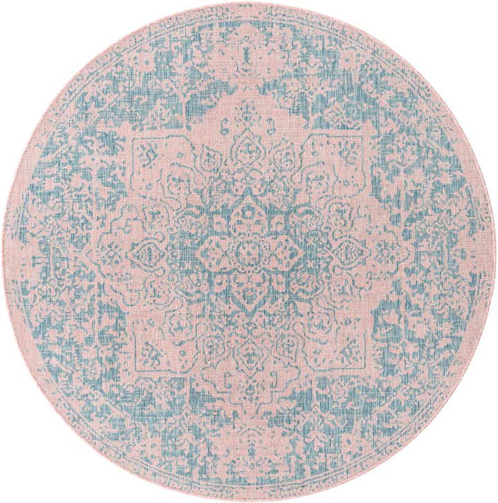 200cm x 200cm Makkelijk schoon te maken Jill Zarin Dubai Binnen / buiten Rond Vloerkleed