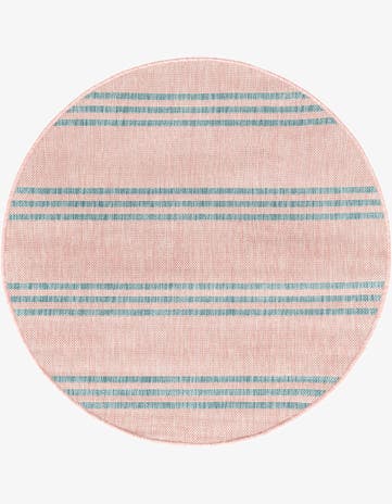 3' x 3' Easy-Clean Jill Zarin Anguilla Indoor / Outdoor Round Rug