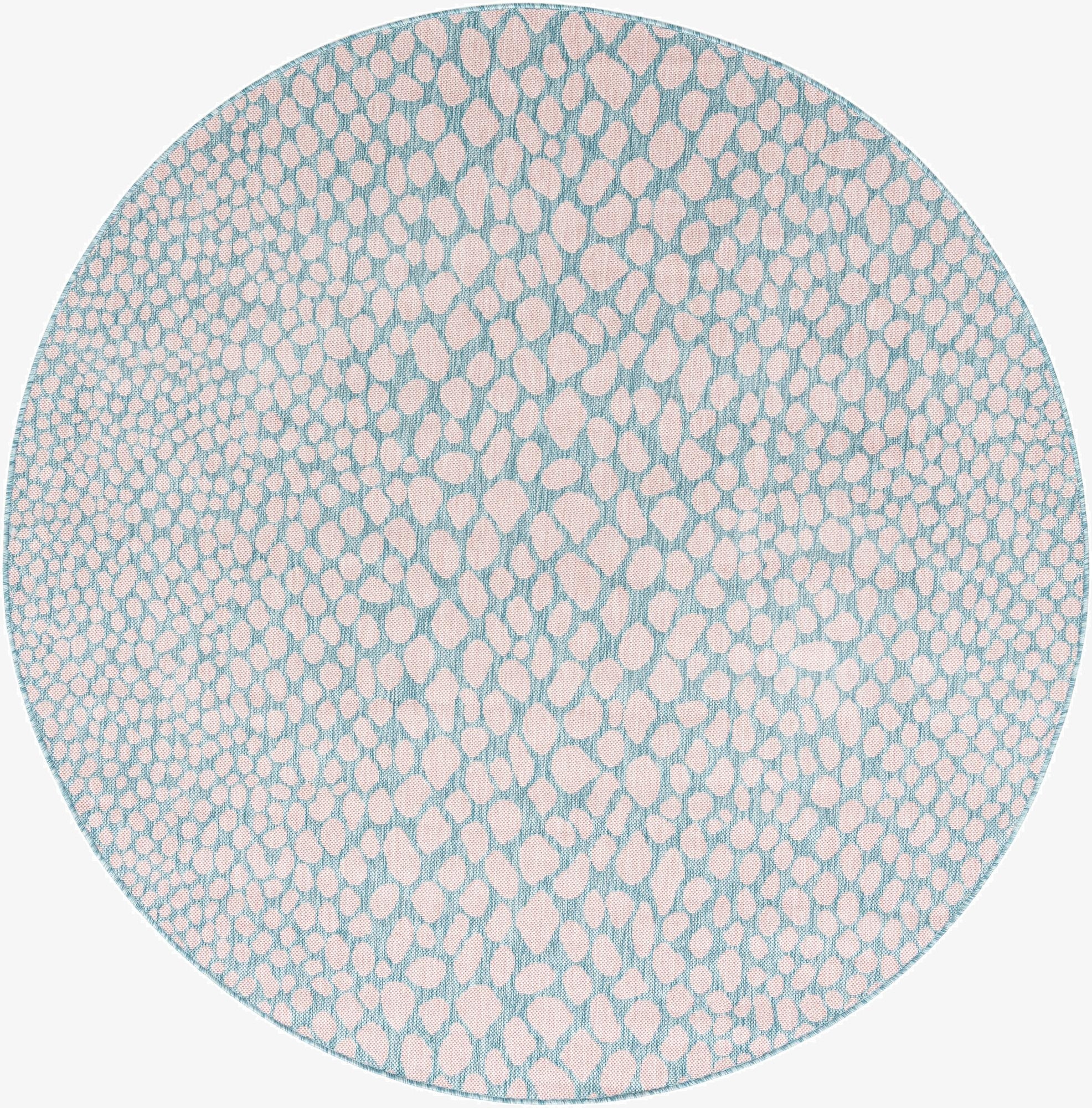 6' 7 x 6' 7  Washable Jill Zarin Cape Town Indoor / Outdoor Round Rug