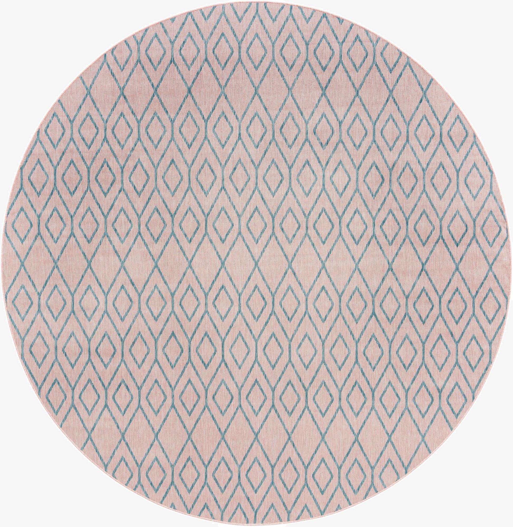 10' 8 x 10' 8  Washable Jill Zarin Turks and Caicos Indoor / Outdoor Round Rug