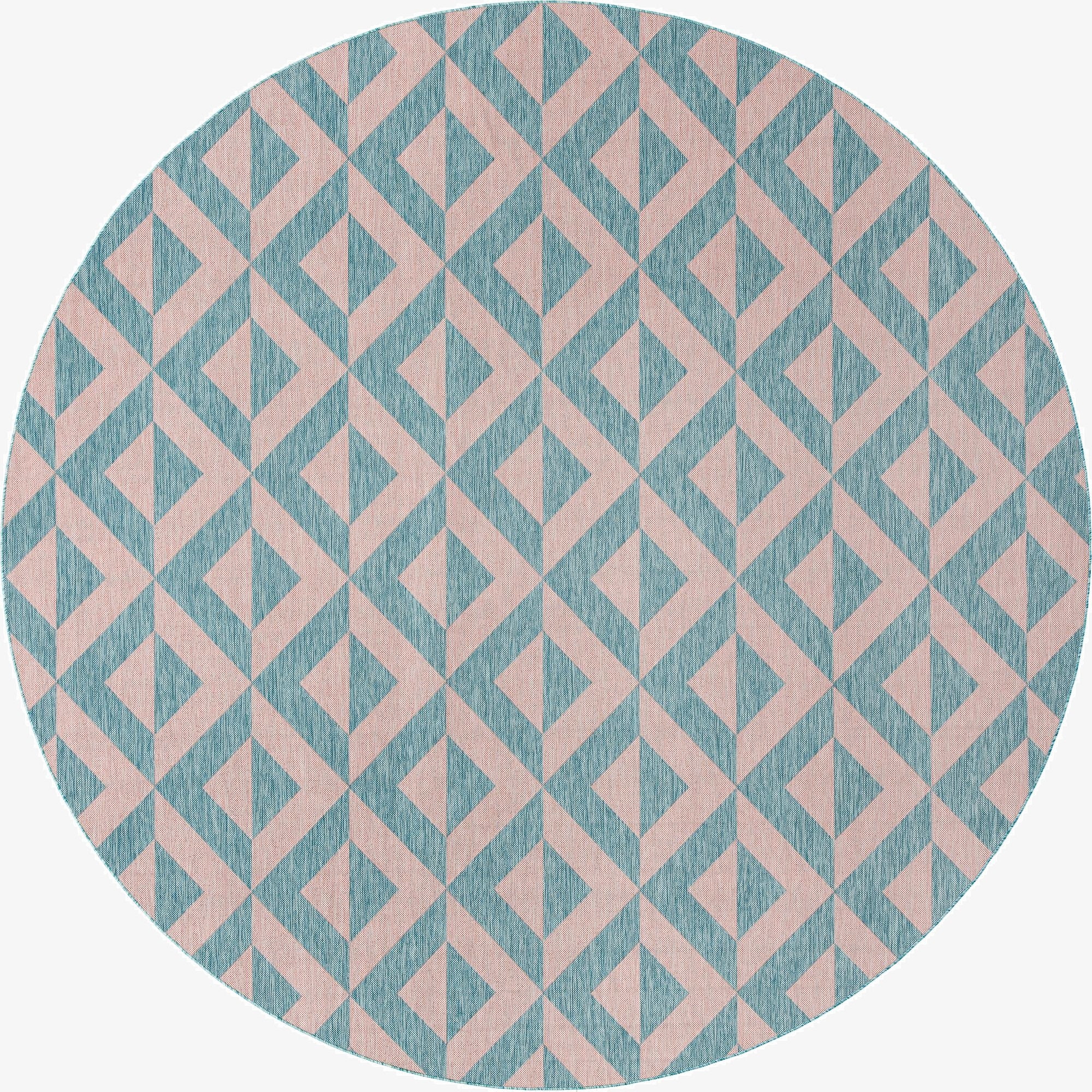 10' 8 x 10' 8  Washable Jill Zarin Napa Indoor / Outdoor Round Rug