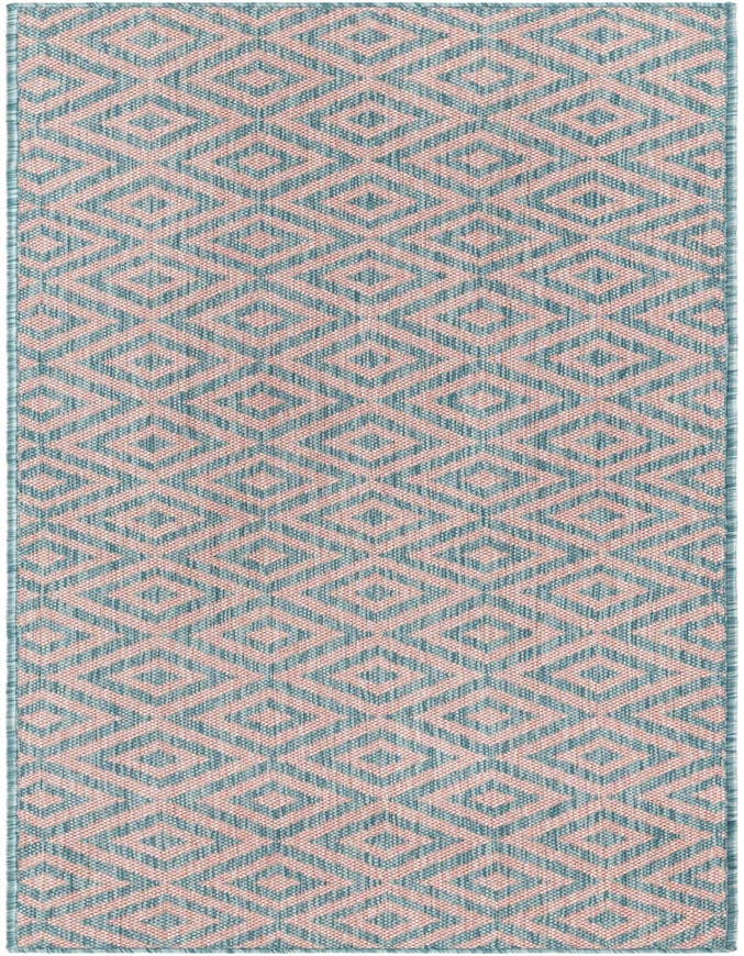 Detail image of 2' x 6' Easy-Clean Jill Zarin Costa Rica Indoor / Outdoor Runner Rug
