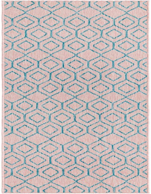 Detail image of 2' x 8' Easy-Clean Jill Zarin Turks and Caicos Indoor / Outdoor Runner Rug