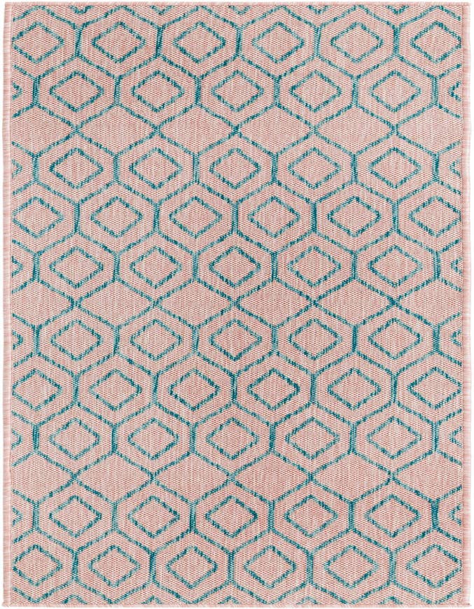 Detail image of 2' x 6' Easy-Clean Jill Zarin Turks and Caicos Indoor / Outdoor Runner Rug