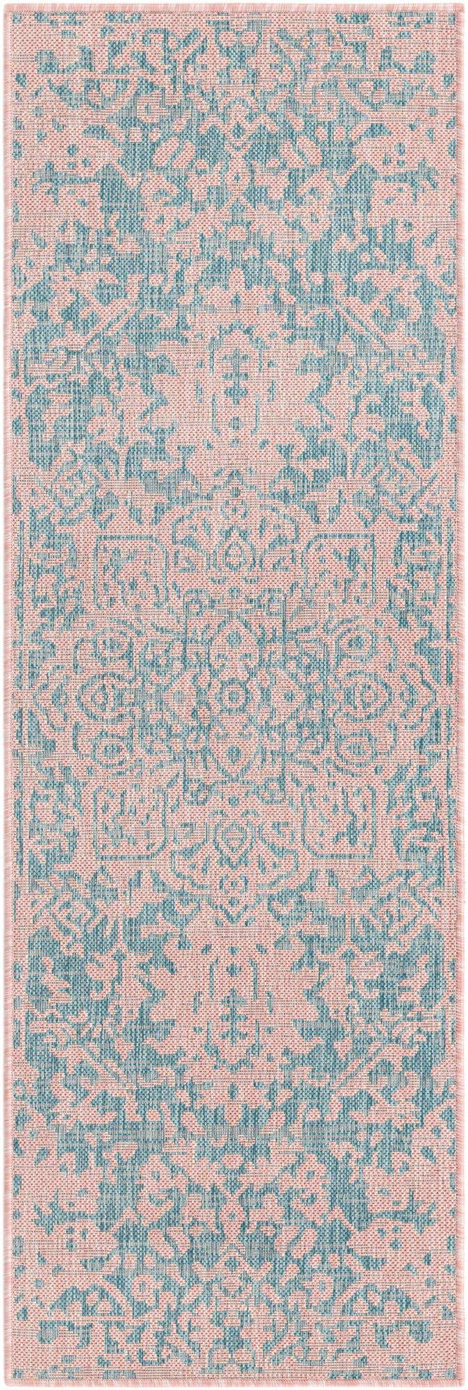 2' x 6' Easy-Clean Jill Zarin Dubai Indoor / Outdoor Runner Rug