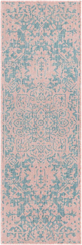 Detail image of 2' x 6' Easy-Clean Jill Zarin Dubai Indoor / Outdoor Runner Rug