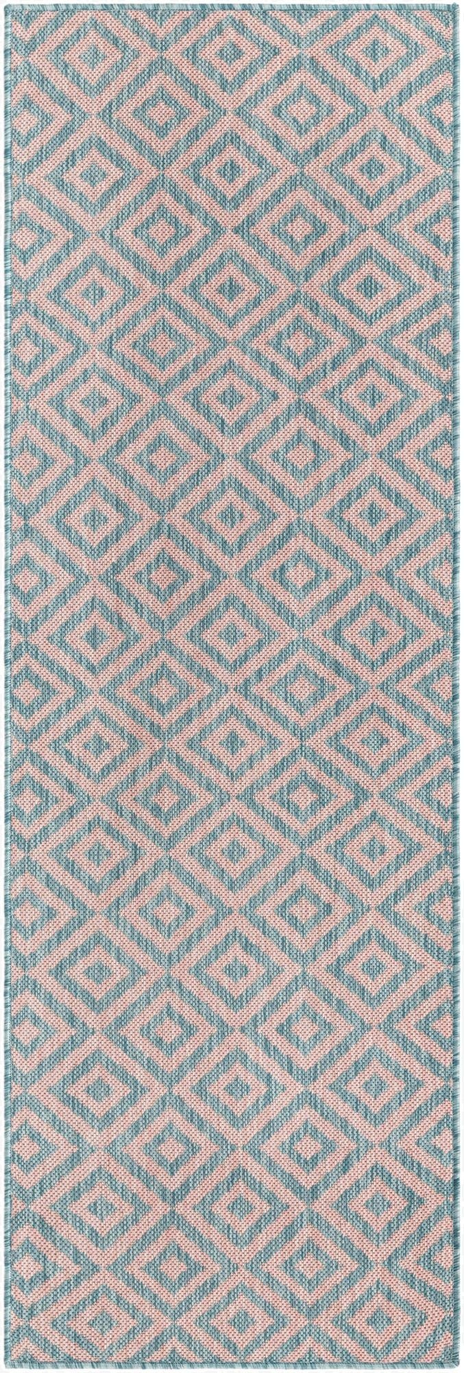 2' x 6'  Washable Jill Zarin Costa Rica Indoor / Outdoor Runner Rug