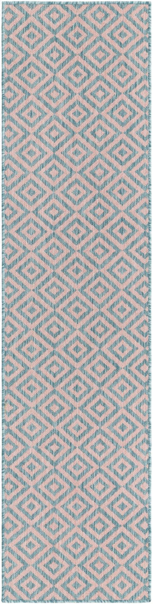 2' x 8'  Washable Jill Zarin Costa Rica Indoor / Outdoor Runner Rug