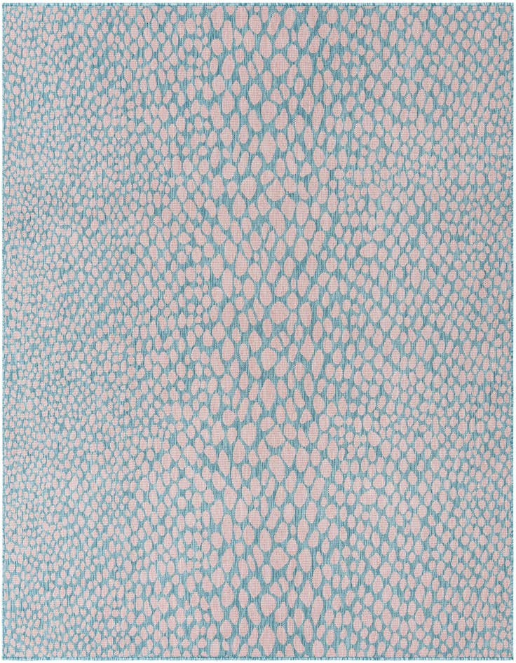 Detail image of 7' 10 x 7' 10 Easy-Clean Jill Zarin Cape Town Indoor / Outdoor Square Rug
