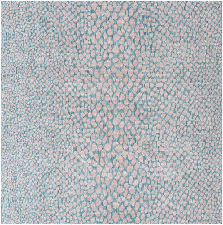 7' 10 x 7' 10 Easy-Clean Jill Zarin Cape Town Indoor / Outdoor Square Rug