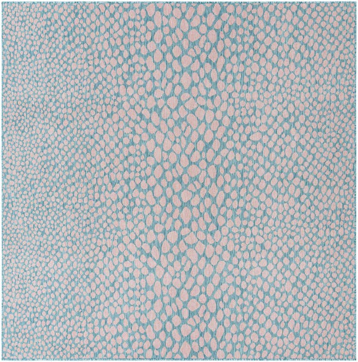 Detail image of 7' 10 x 7' 10 Easy-Clean Jill Zarin Cape Town Indoor / Outdoor Square Rug