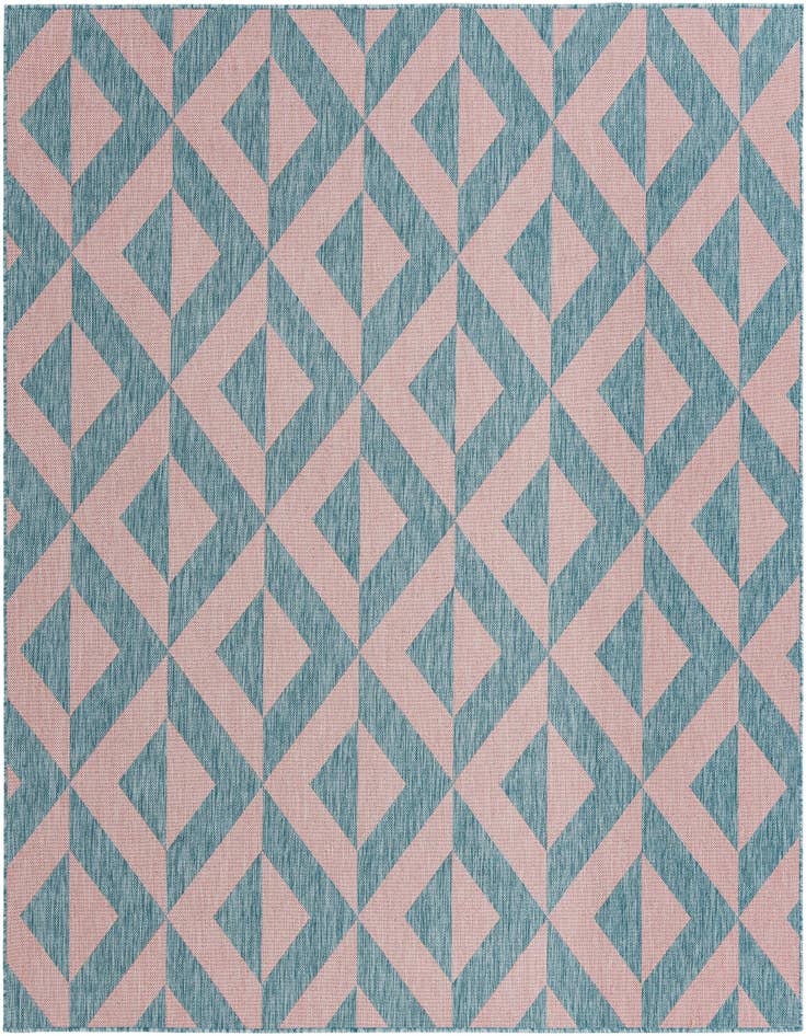 Detail image of 7' 10 x 7' 10 Easy-Clean Jill Zarin Napa Indoor / Outdoor Square Rug