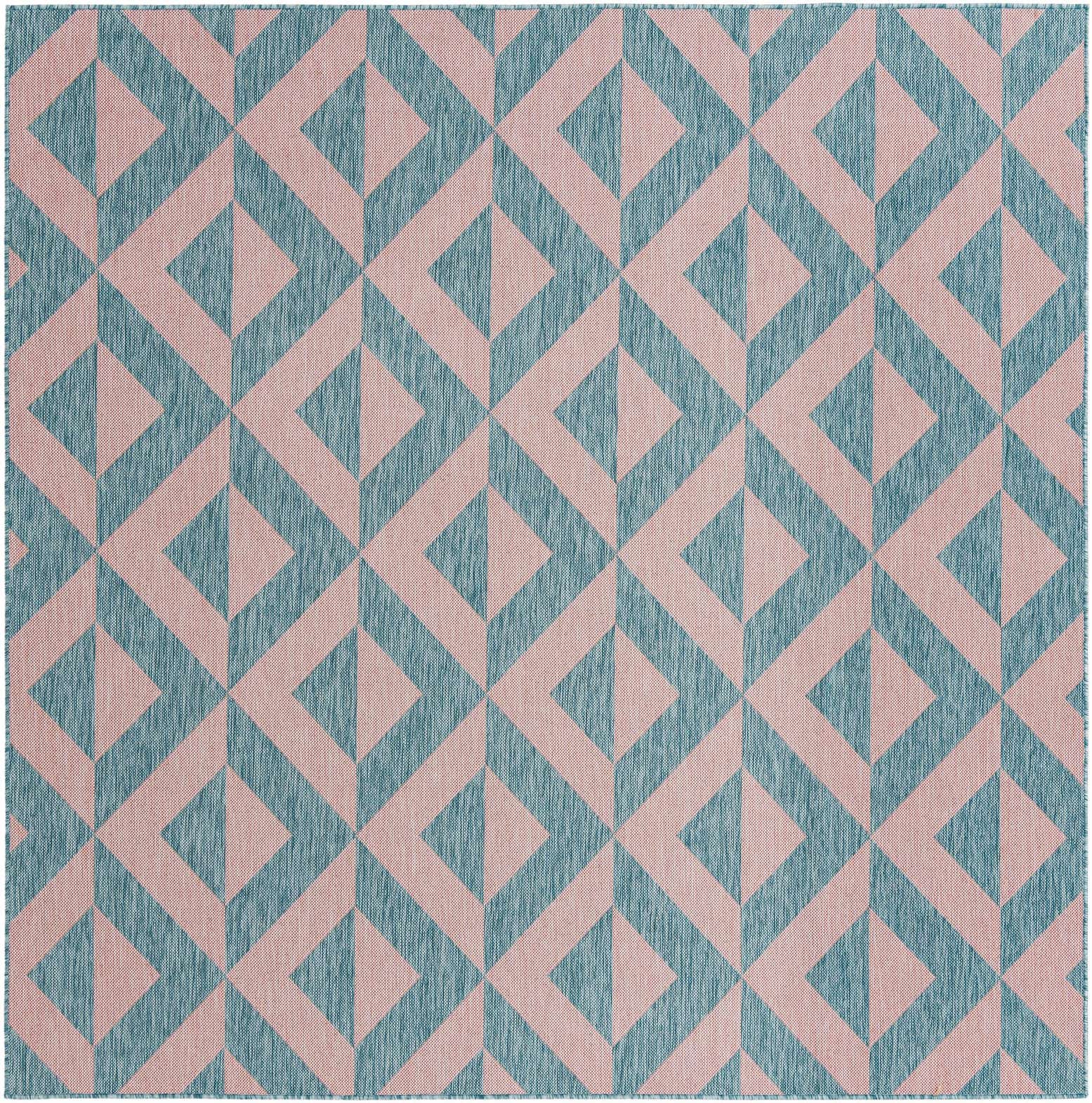 7' 10 x 7' 10 Easy-Clean Jill Zarin Napa Indoor / Outdoor Square Rug