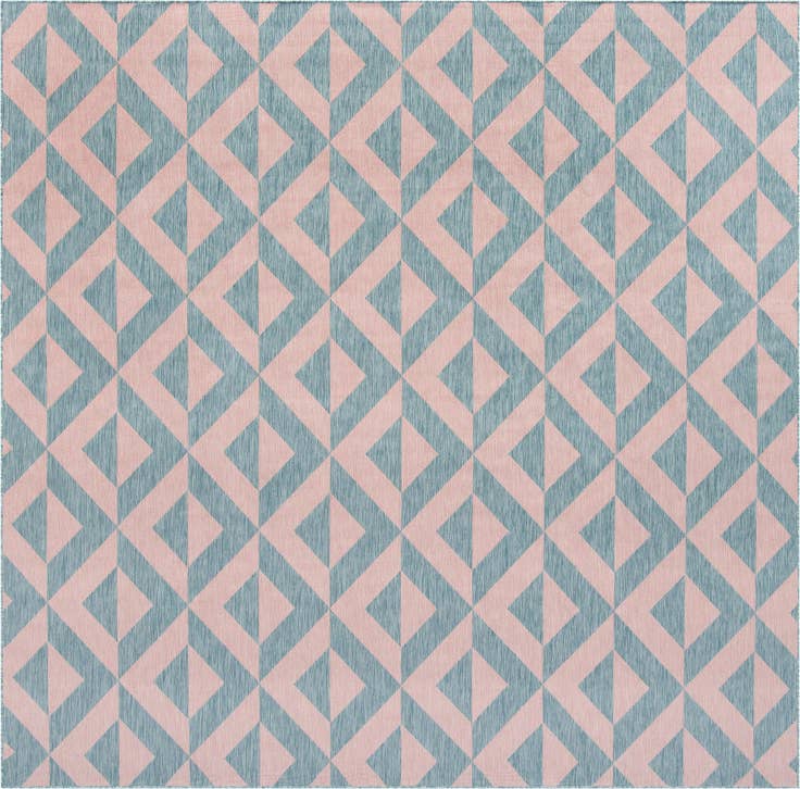 Detail image of 10' 8 x 10' 8 Easy-Clean Jill Zarin Napa Indoor / Outdoor Square Rug