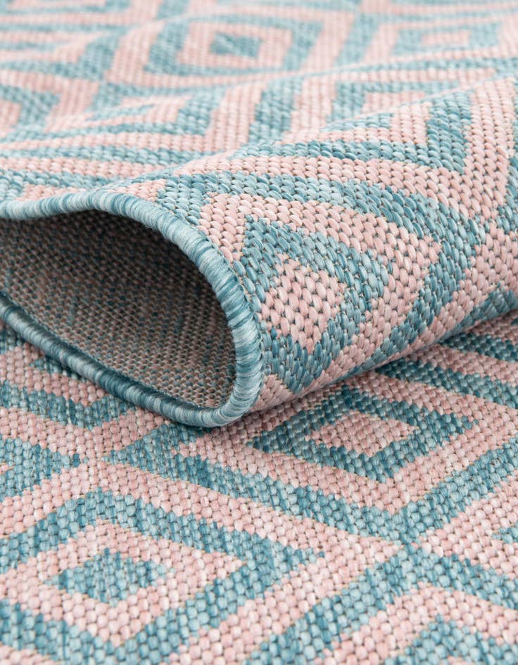 Detail image of 7' 10 x 7' 10  Washable Jill Zarin Costa Rica Indoor / Outdoor Square Rug