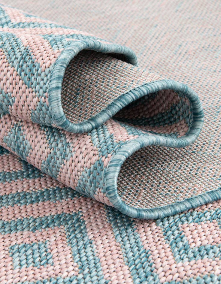 Detail image of 7' 10 x 7' 10  Washable Jill Zarin Costa Rica Indoor / Outdoor Square Rug