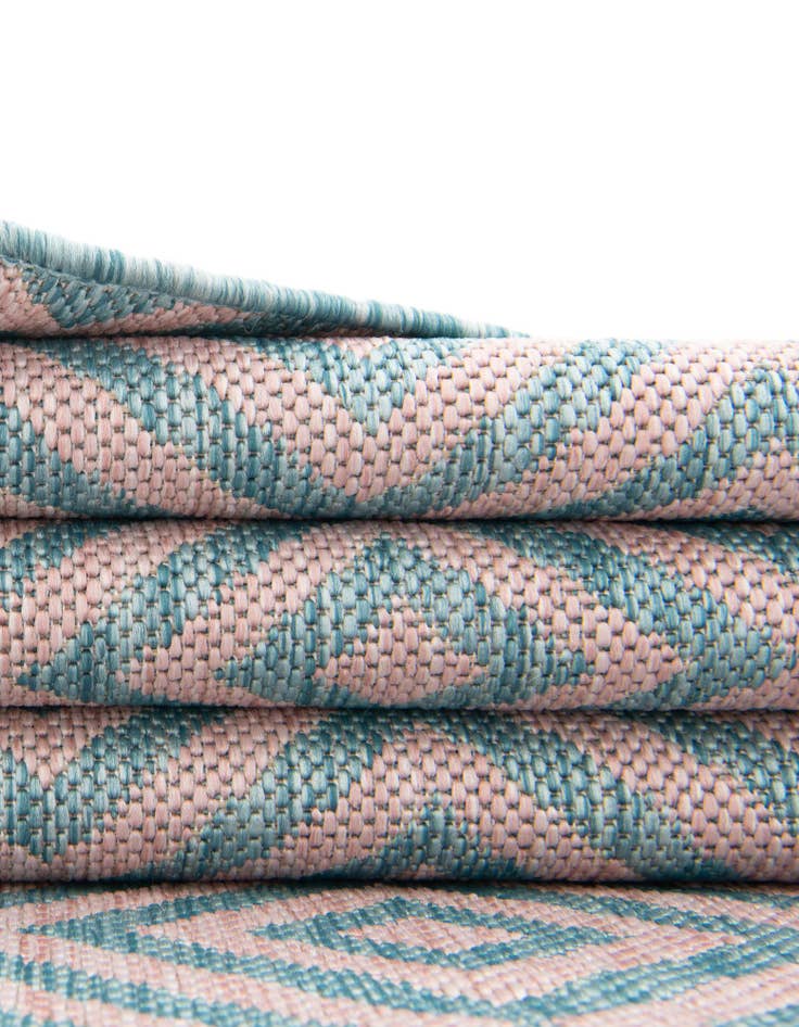 Detail image of 7' 10 x 7' 10  Washable Jill Zarin Costa Rica Indoor / Outdoor Square Rug