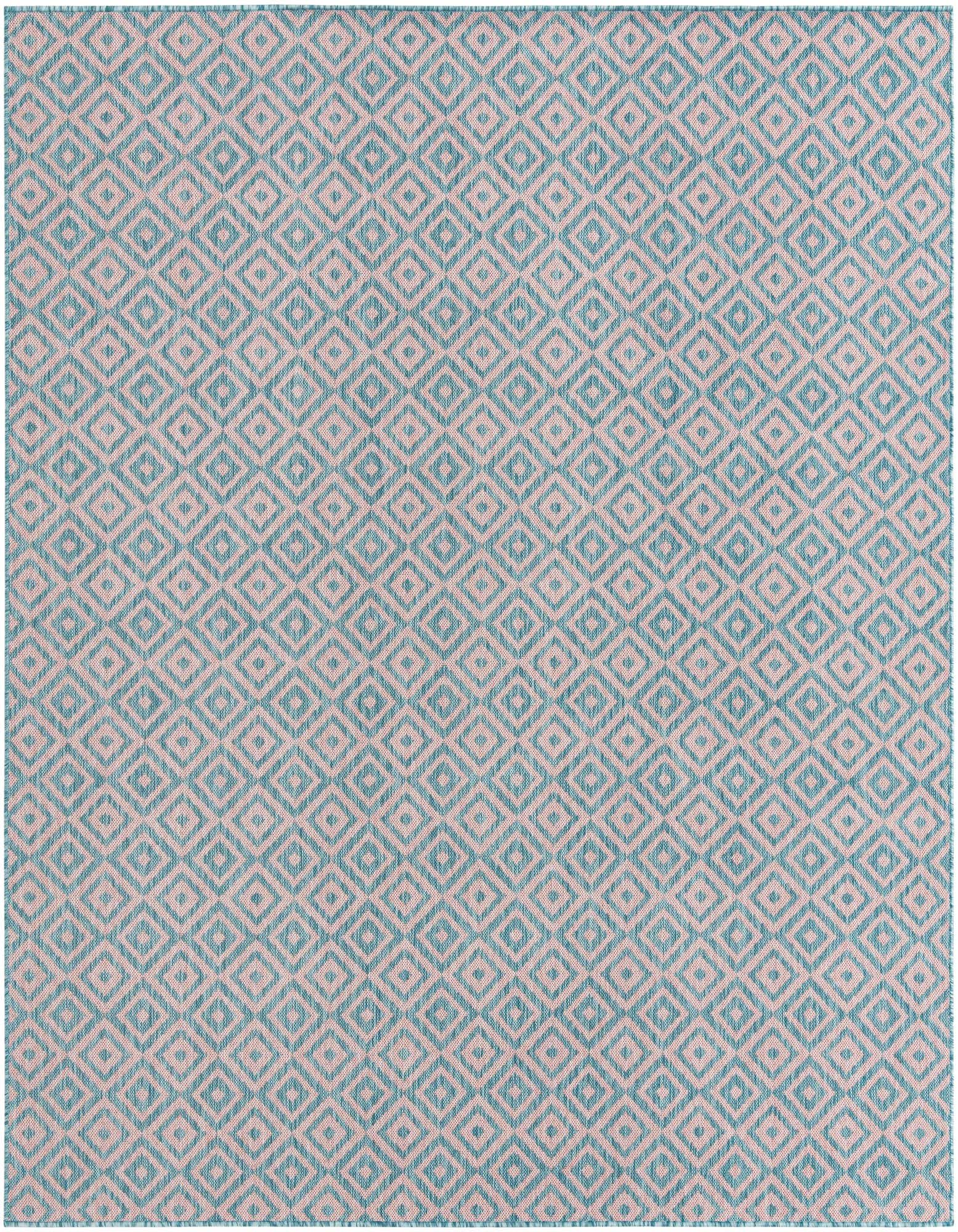 7' 10 x 7' 10 Easy-Clean Jill Zarin Costa Rica Indoor / Outdoor Square Rug