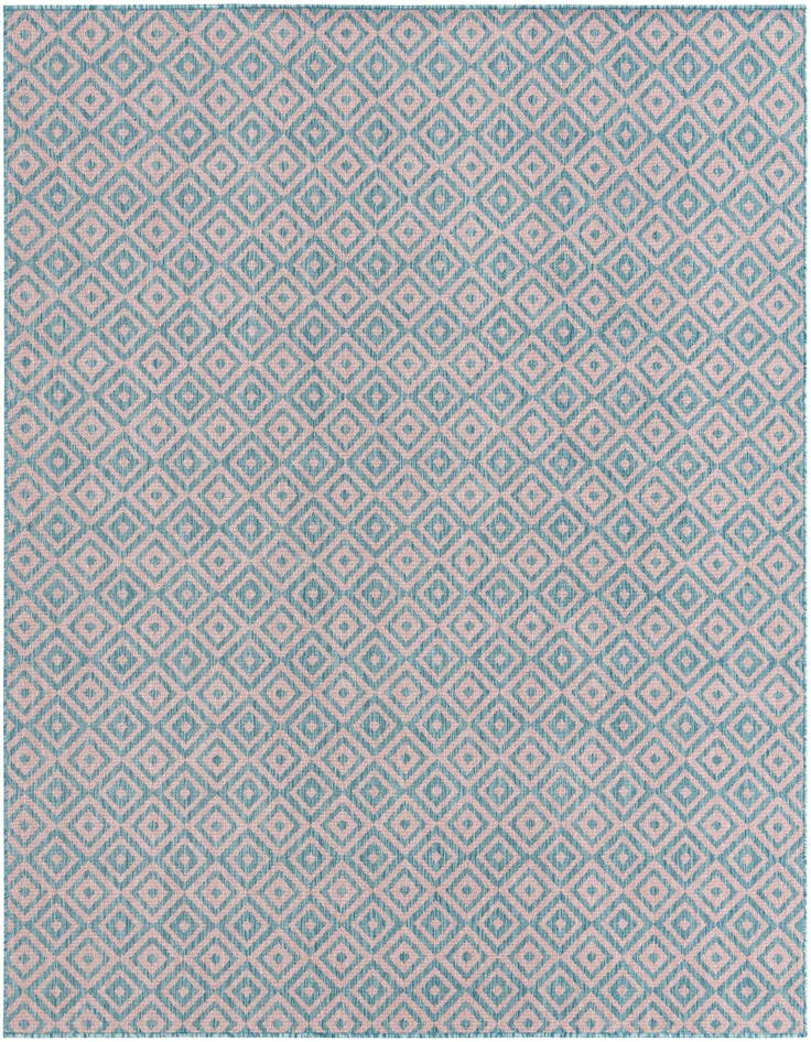 Detail image of 7' 10 x 7' 10 Easy-Clean Jill Zarin Costa Rica Indoor / Outdoor Square Rug