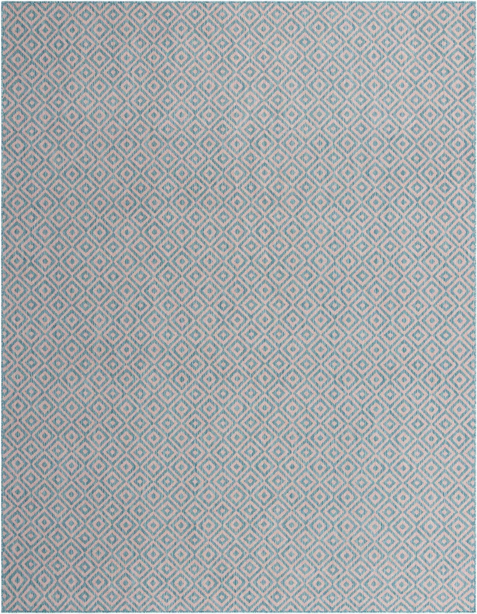 10' 8 x 10' 8 Easy-Clean Jill Zarin Costa Rica Indoor / Outdoor Square Rug
