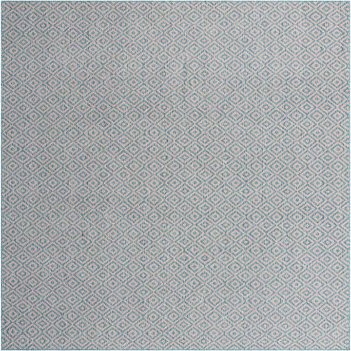 10' 8 x 10' 8 Easy-Clean Jill Zarin Costa Rica Indoor / Outdoor Square Rug