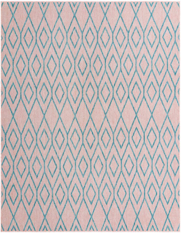 Detail image of 7' 10 x 7' 10 Easy-Clean Jill Zarin Turks and Caicos Indoor / Outdoor Square Rug