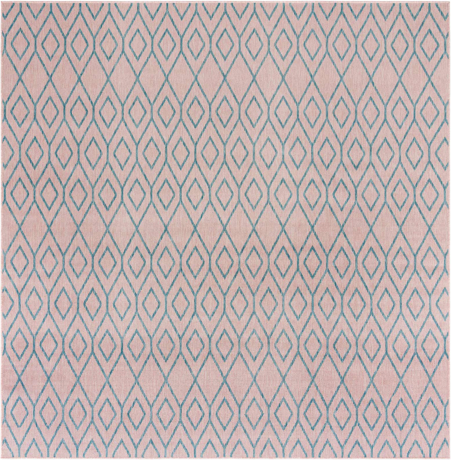 10' 8 x 10' 8 Easy-Clean Jill Zarin Turks and Caicos Indoor / Outdoor Square Rug