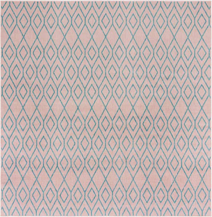 10' 8 x 10' 8 Easy-Clean Jill Zarin Turks and Caicos Indoor / Outdoor Square Rug