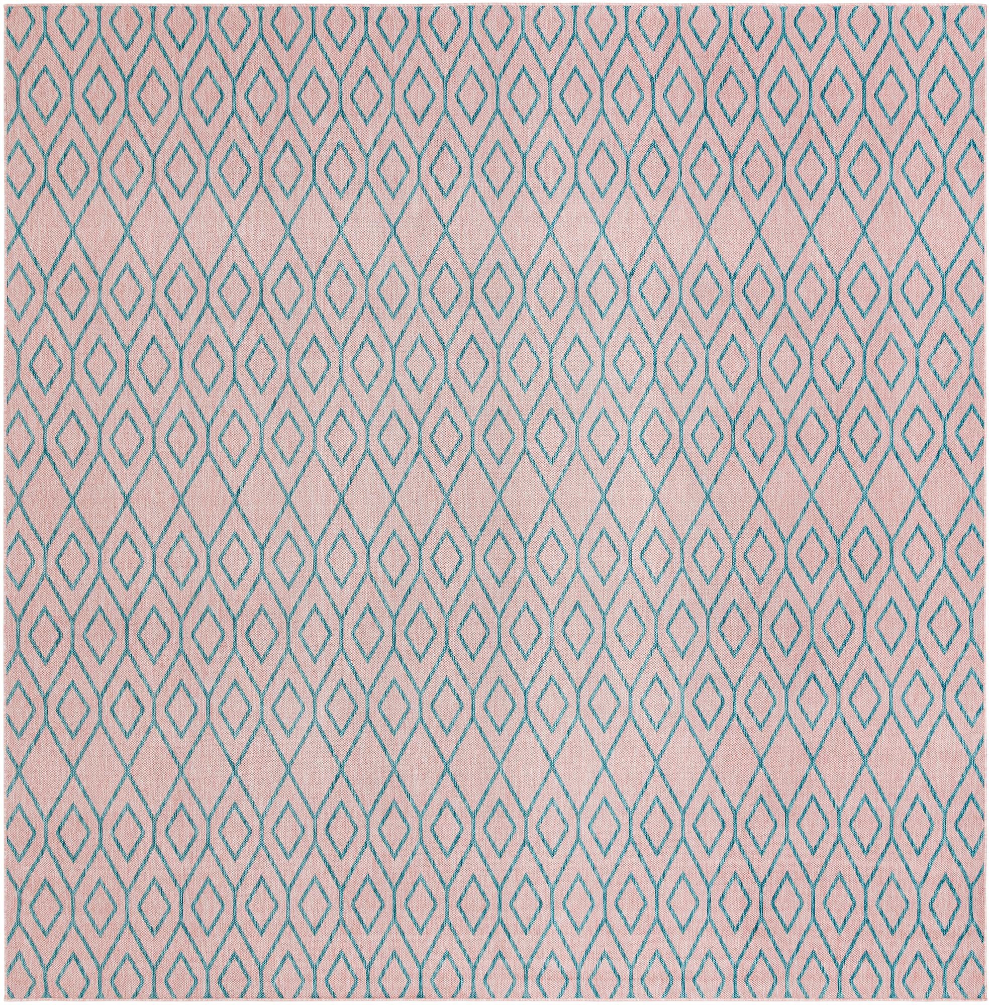 Rug Pink and Aqua Swatch link