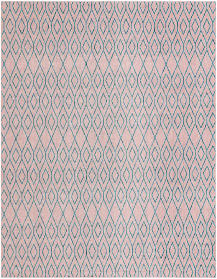 Detail image of 13' x 13' Easy-Clean Jill Zarin Turks and Caicos Indoor / Outdoor Square Rug