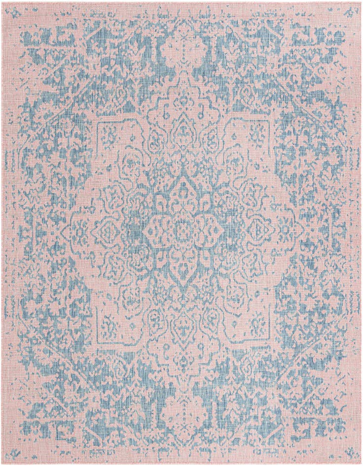 Detail image of 7' 10 x 7' 10 Easy-Clean Jill Zarin Dubai Indoor / Outdoor Square Rug