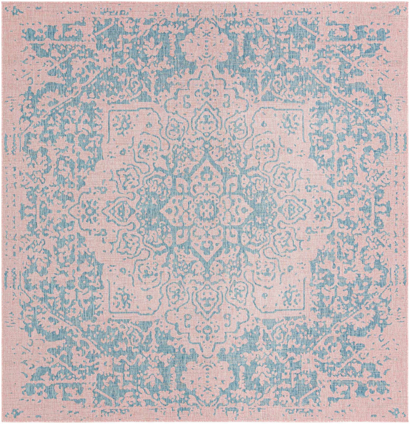 10' 8 x 10' 8 Easy-Clean Jill Zarin Dubai Indoor / Outdoor Square Rug