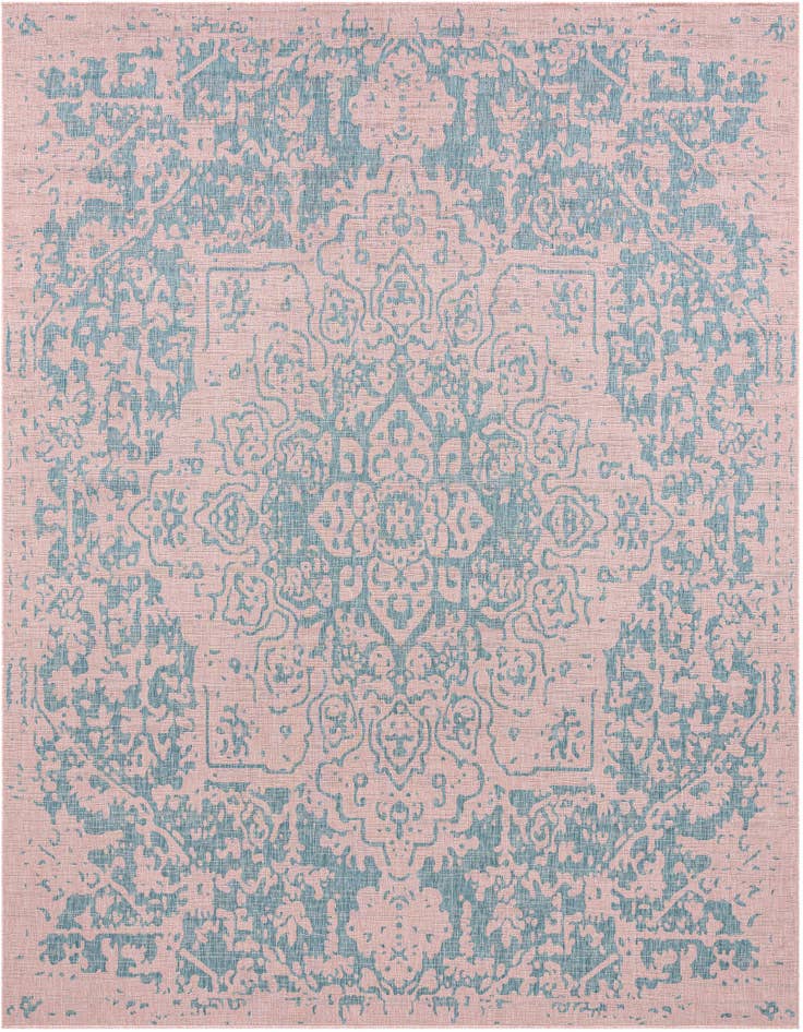 Detail image of 13' x 13' Easy-Clean Jill Zarin Dubai Indoor / Outdoor Square Rug