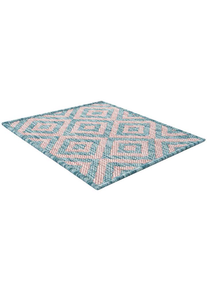 1' 2 x 1' 4 Easy-Clean Jill Zarin Indoor / Outdoor Square Rug