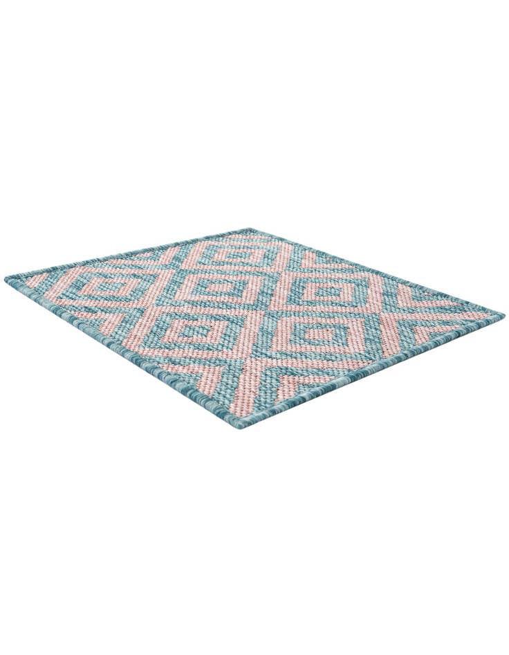 Detail image of 1' 2 x 1' 4  Washable Jill Zarin Indoor / Outdoor Square Rug