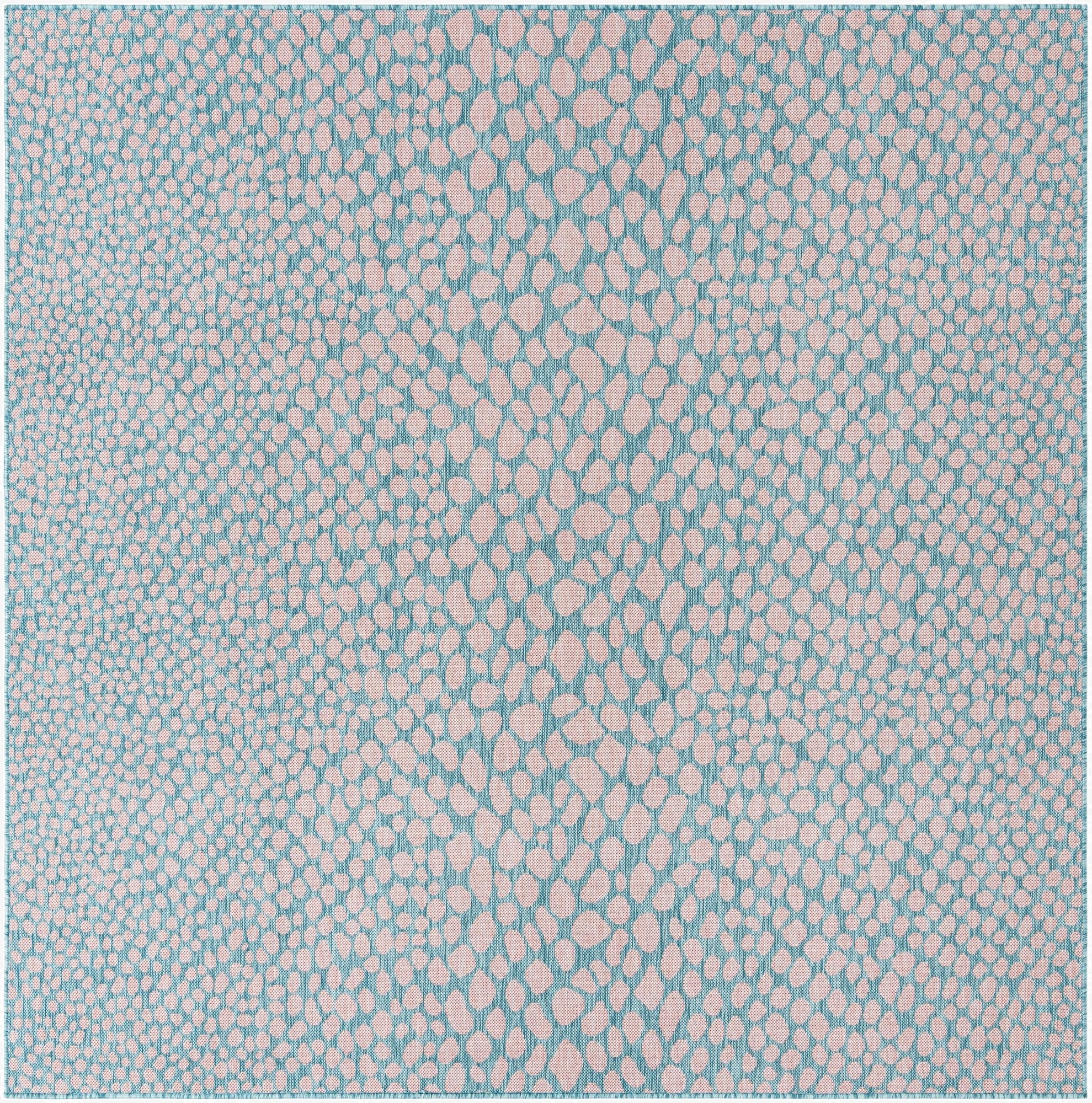 7' 10 x 7' 10  Washable Jill Zarin Cape Town Indoor / Outdoor Square Rug