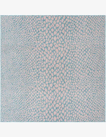 7' 10 x 7' 10 Easy-Clean Jill Zarin Cape Town Indoor / Outdoor Square Rug