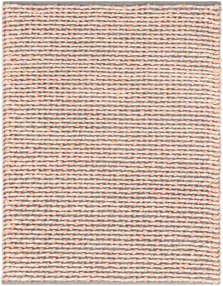 Detail image of 2' x 3' 1 Hand Woven Seaside Pearl Jute Rug