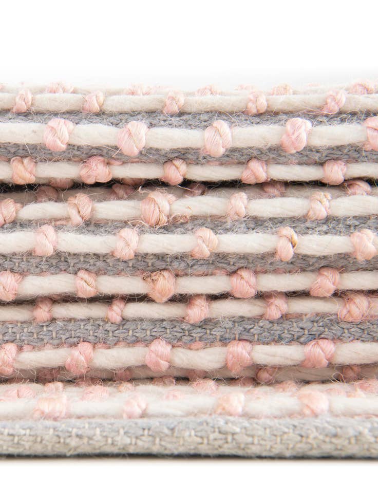 Detail image of 7' 10 x 10' Hand Woven Seaside Pearl Jute Rug