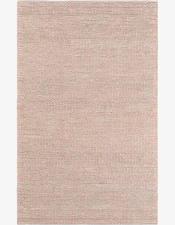 5' 1 x 8' Hand Woven Seaside Pearl Jute Rug