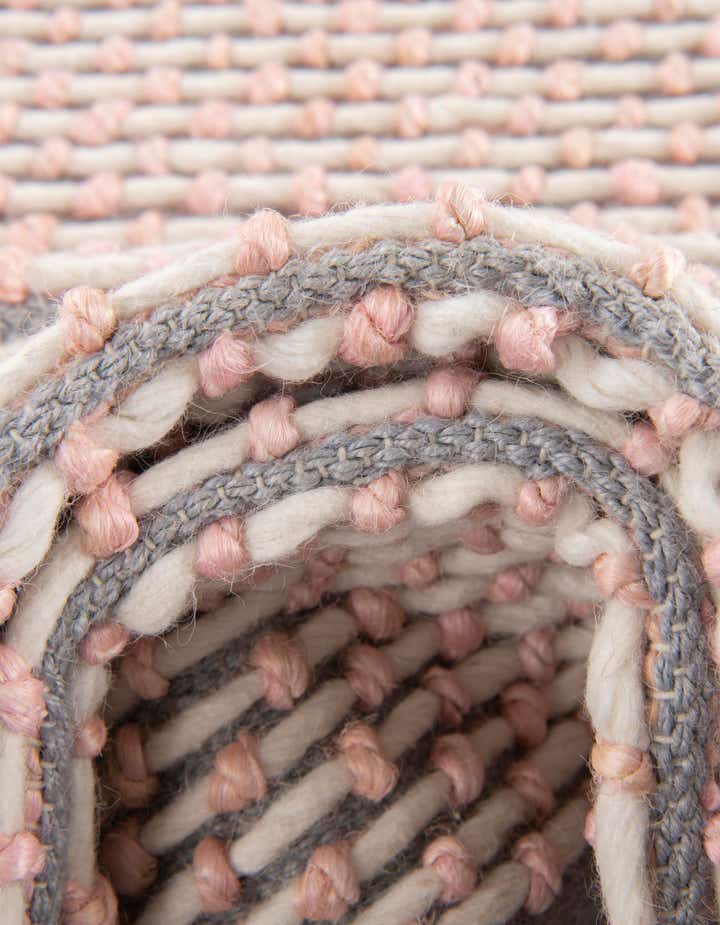2' x 8' Hand Woven Seaside Pearl Jute Runner Rug