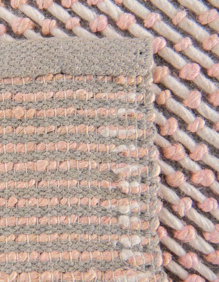 2' x 8' Hand Woven Seaside Pearl Jute Runner Rug