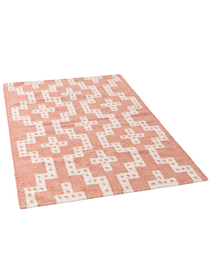 Detail image of 4' 2 x 6' 1  Hand Woven Kilim Wool Rug