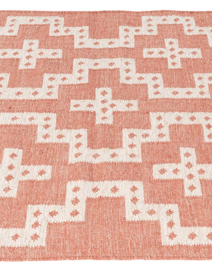 Detail image of 4' 2 x 6' 1  Hand Woven Kilim Wool Rug