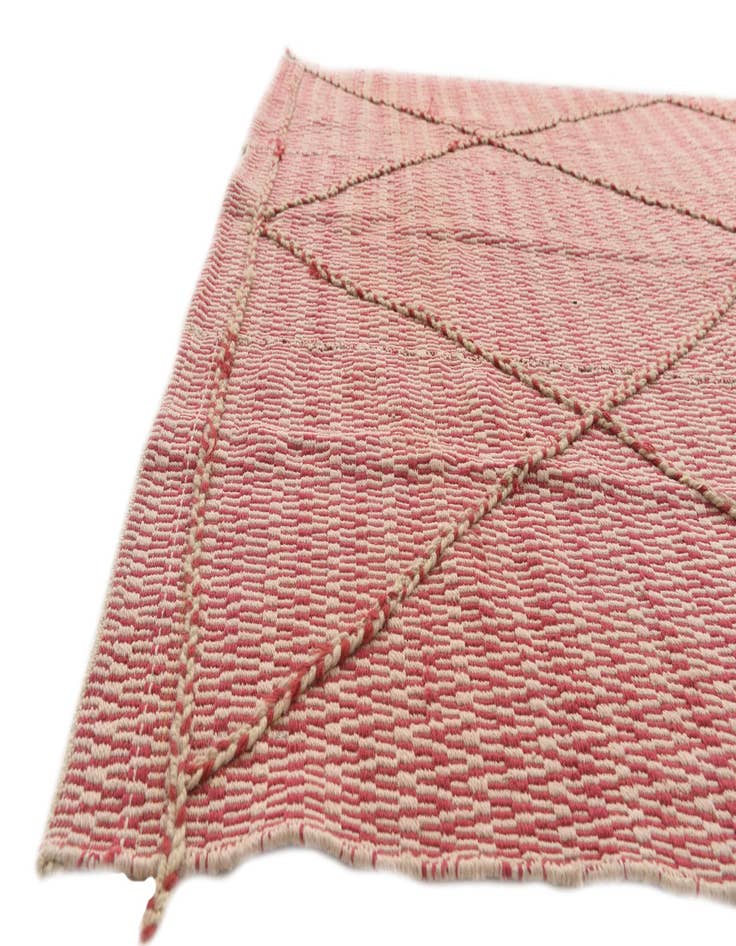 Detail image of 6' 1 x 8' 6  Hand Knotted Moroccan Wool Rug