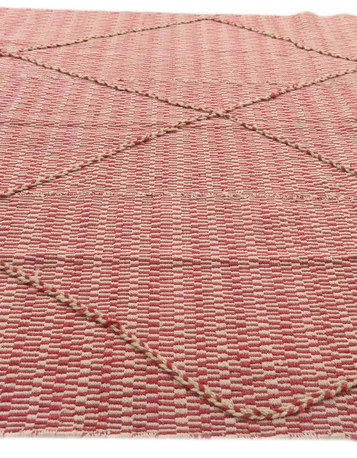 Detail image of 6' 1 x 8' 6  Hand Knotted Moroccan Wool Rug
