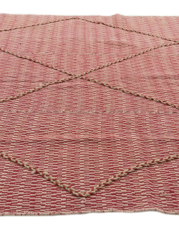 Detail image of 6' 2 x 8' 5  Hand Knotted Moroccan Wool Rug