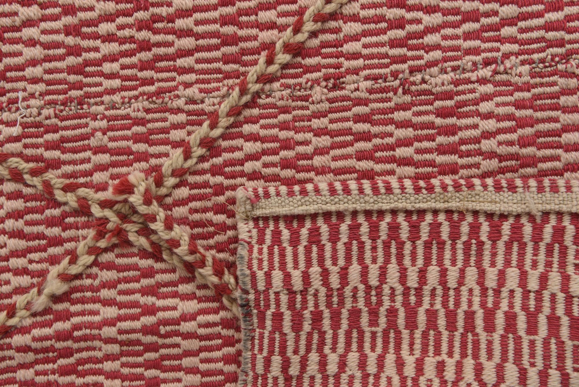 6' 2 x 8' 5 Hand Knotted Moroccan Wool Rug