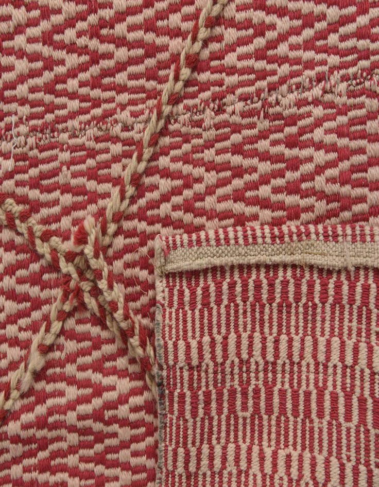 Detail image of 6' 2 x 8' 5  Hand Knotted Moroccan Wool Rug